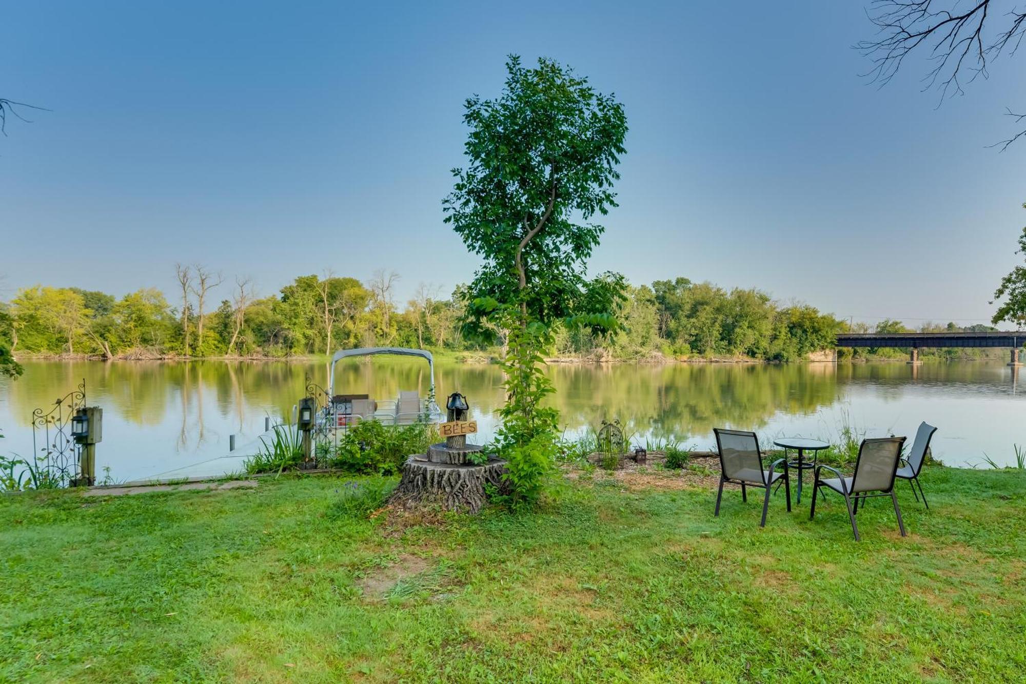 Jefferson Riverfront Retreat With Patio And Fire Pit! Villa Exterior photo